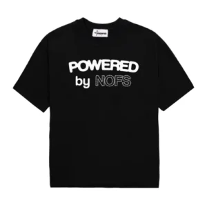 Black Powered By Nofs T-Shirt