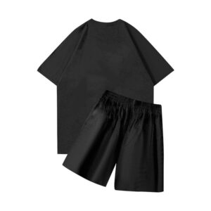 Nofs Summer T Shirt With Short In Black