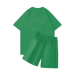 None Of Us Short With T shirt Summer Set – Green