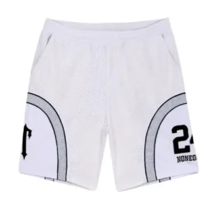 White Noneofus x Trapstar NFL Shorts